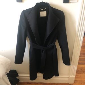 Black Wilfred wool & cashmere coat size XS